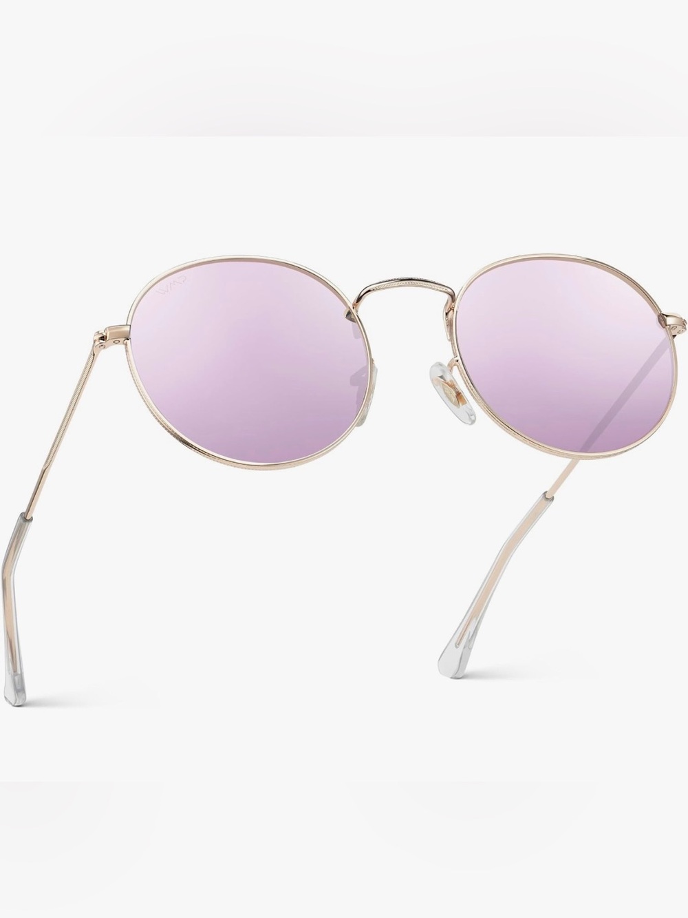 WearMe Pro Nevada Women's Polarized Sunglasses, Retro Round Frame, UV400